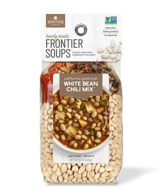 Anderson House | Frontier Soups - California Gold Rush White Bean Chili Mix