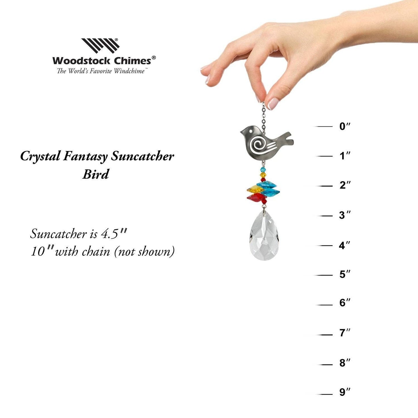 Woodstock Chimes - Crystal Fantasy™ - Bird