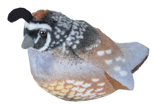 Wild Republic - Audubon II California Quail Stuffed Animal W Sound 5.5"