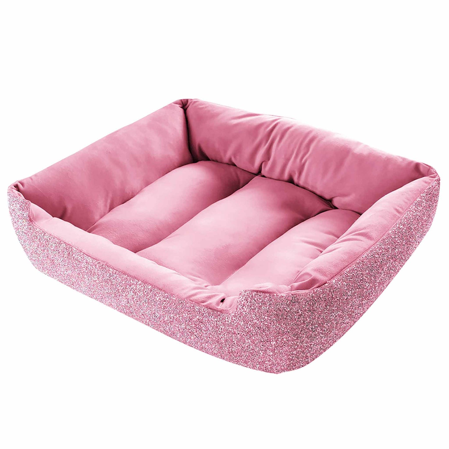 Rhinestone Dog Bed: Small / Charcoal