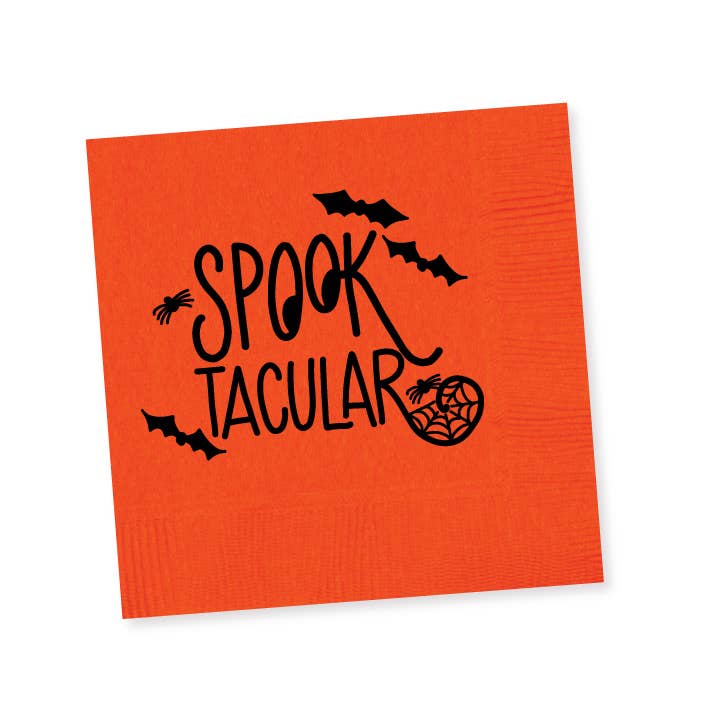 Natalie Chang - Spooktacular | Halloween Cups & Napkins (ALL) - NAPKINS | ORANGE (25 per package)