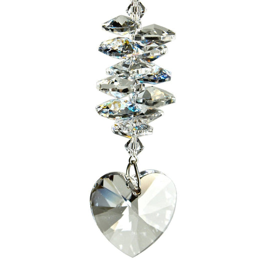 Woodstock Chimes - Crystal Heart Cascade™ - Ice