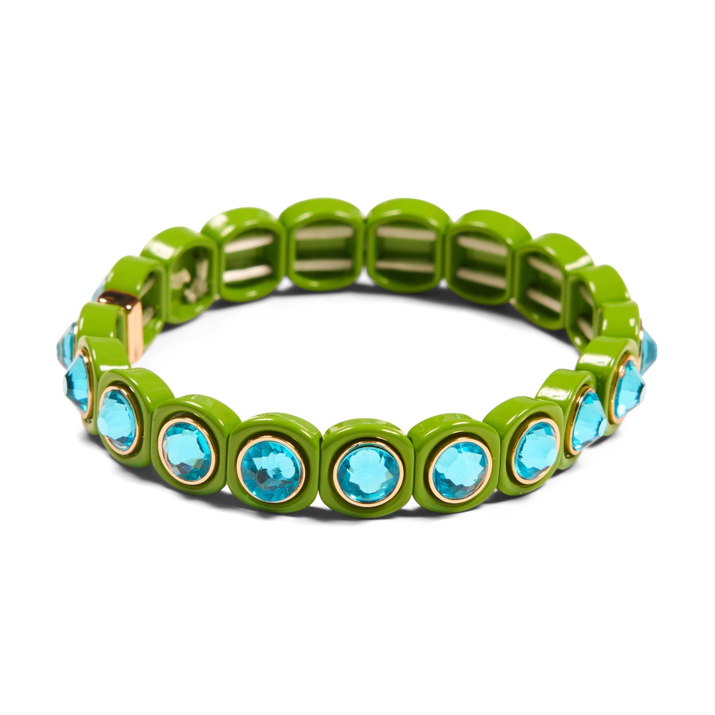 Malibu Sugar - Aspen Jewel Bracelet Blue & Green Assortment - Blue/Green