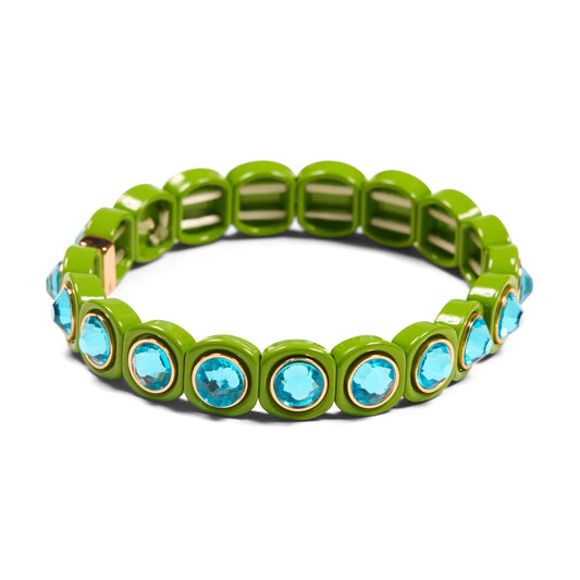 Malibu Sugar - Aspen Jewel Bracelet Blue & Green Assortment - Green/Blue