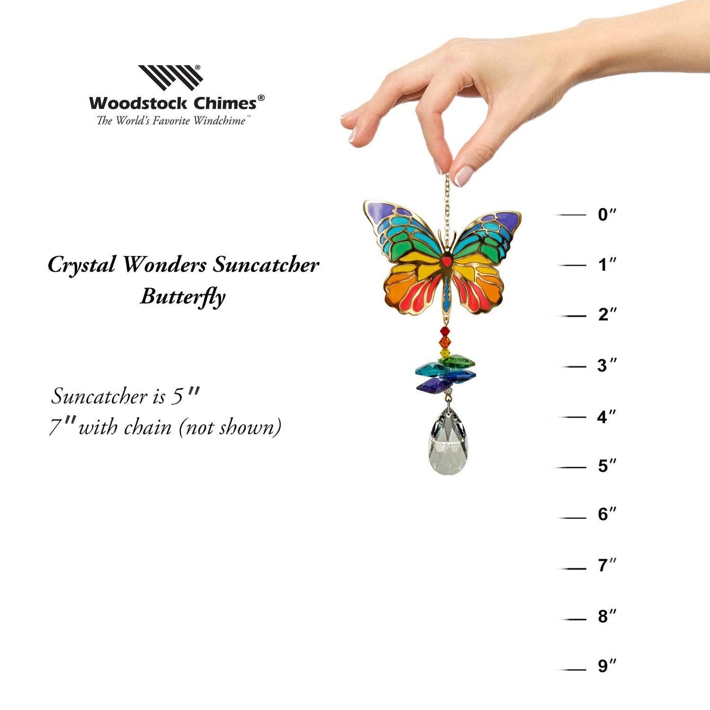 Woodstock Chimes - Crystal Wonders™ - Butterfly