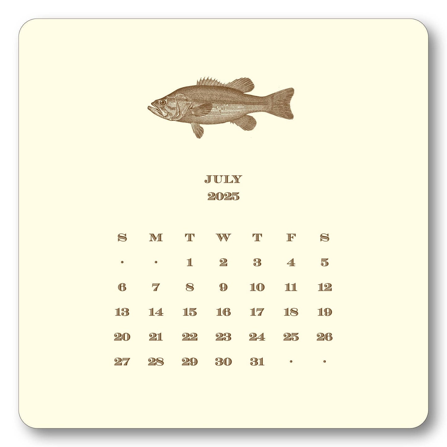 Maison de Papier - 2025 Hunt Calendar with Easel