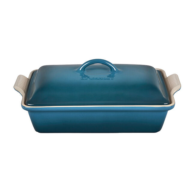 Le Creuset Heritage Covered Rectangular 4-Qt. Chambray Blue