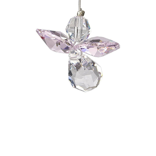 Woodstock Chimes - Crystal Guardian Angel™ - Rose