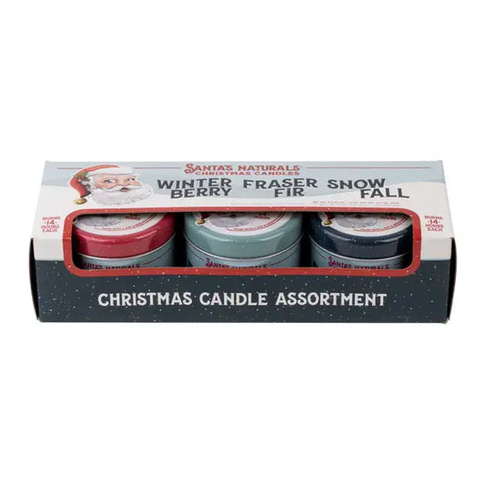 Santa's Naturals - 3.5oz Mini Candle Sampler Trio