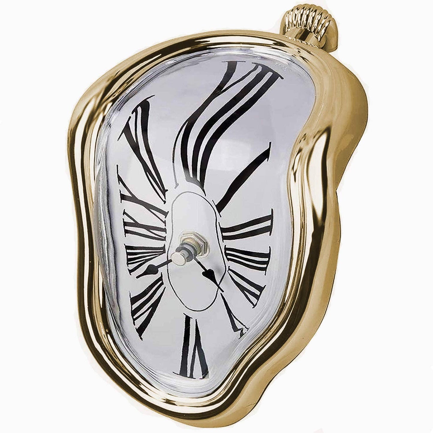 EP Design Lab - Dali Melting Desk Clock - Silver