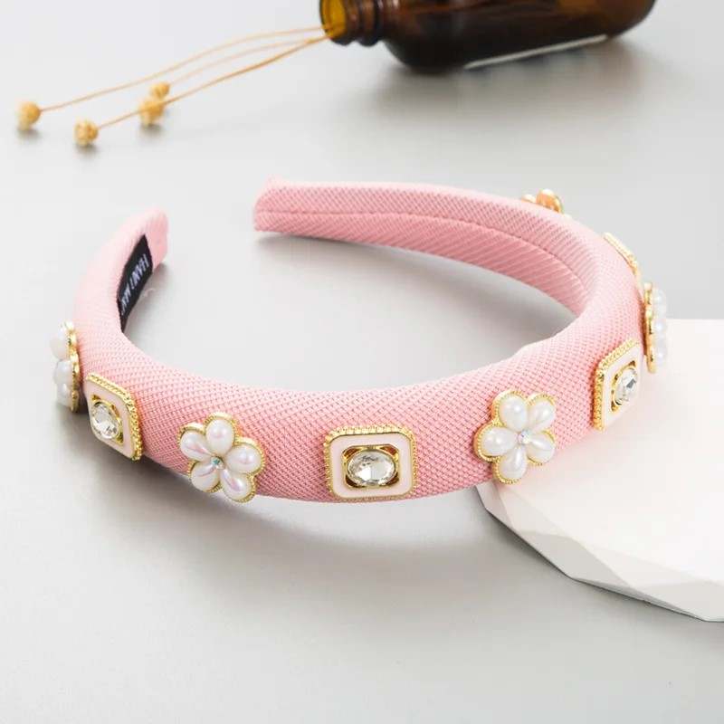 Toss Designs - Headband- jeweled pink