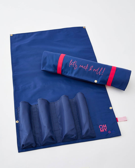 Oh My Mahjong - Navy Let's Rack & Roll Bag