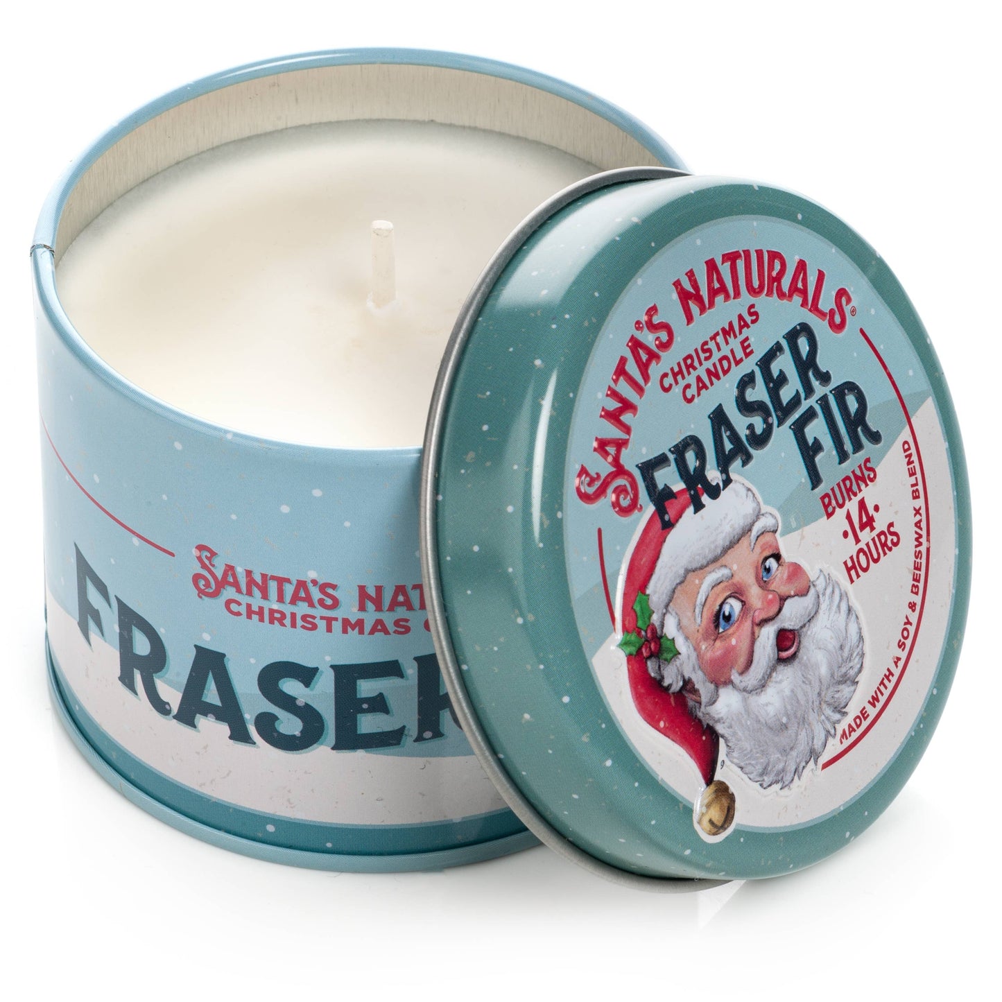 Santa's Naturals - Fraser Fir 3.5oz Mini Candles Table Top Display