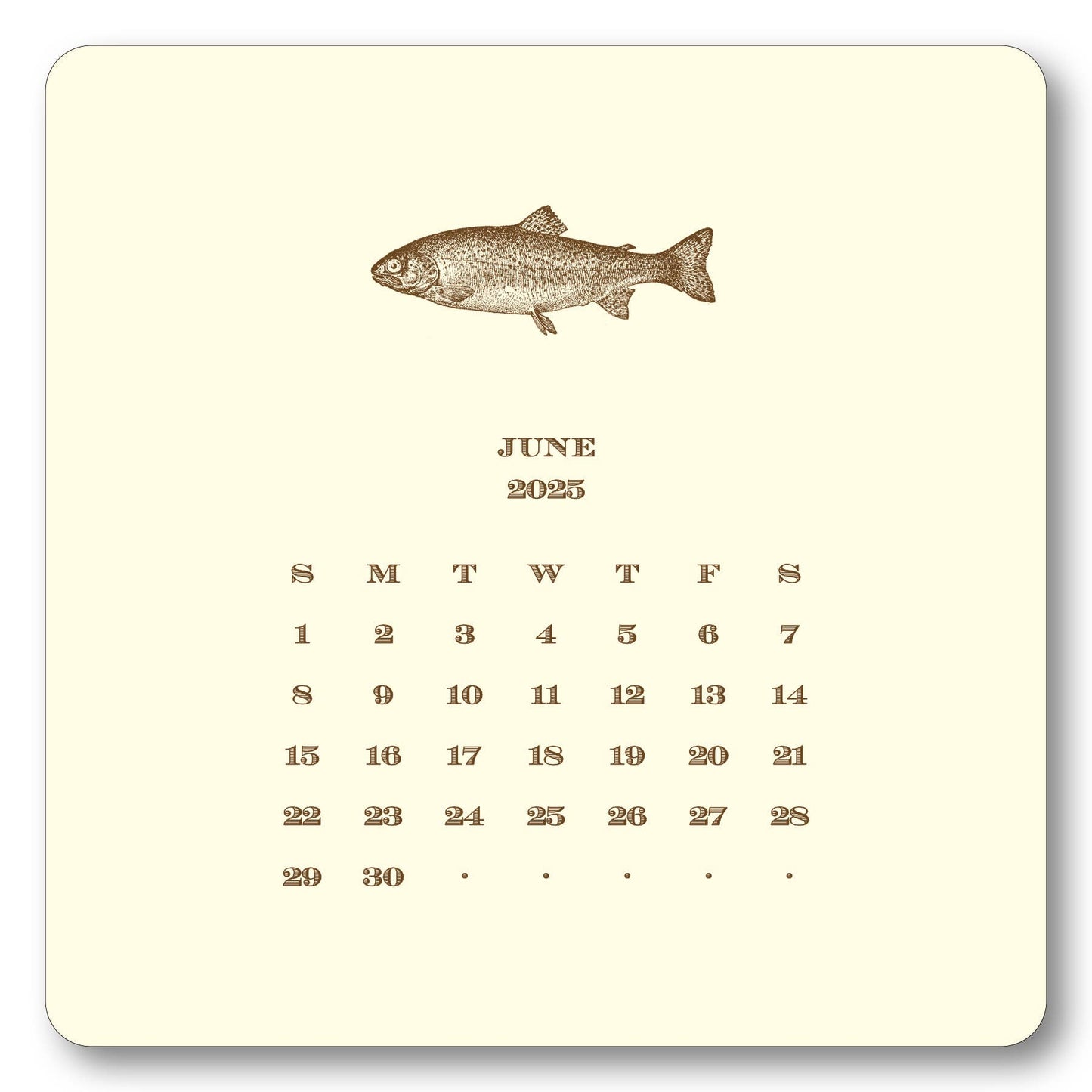 Maison de Papier - 2025 Hunt Calendar with Easel