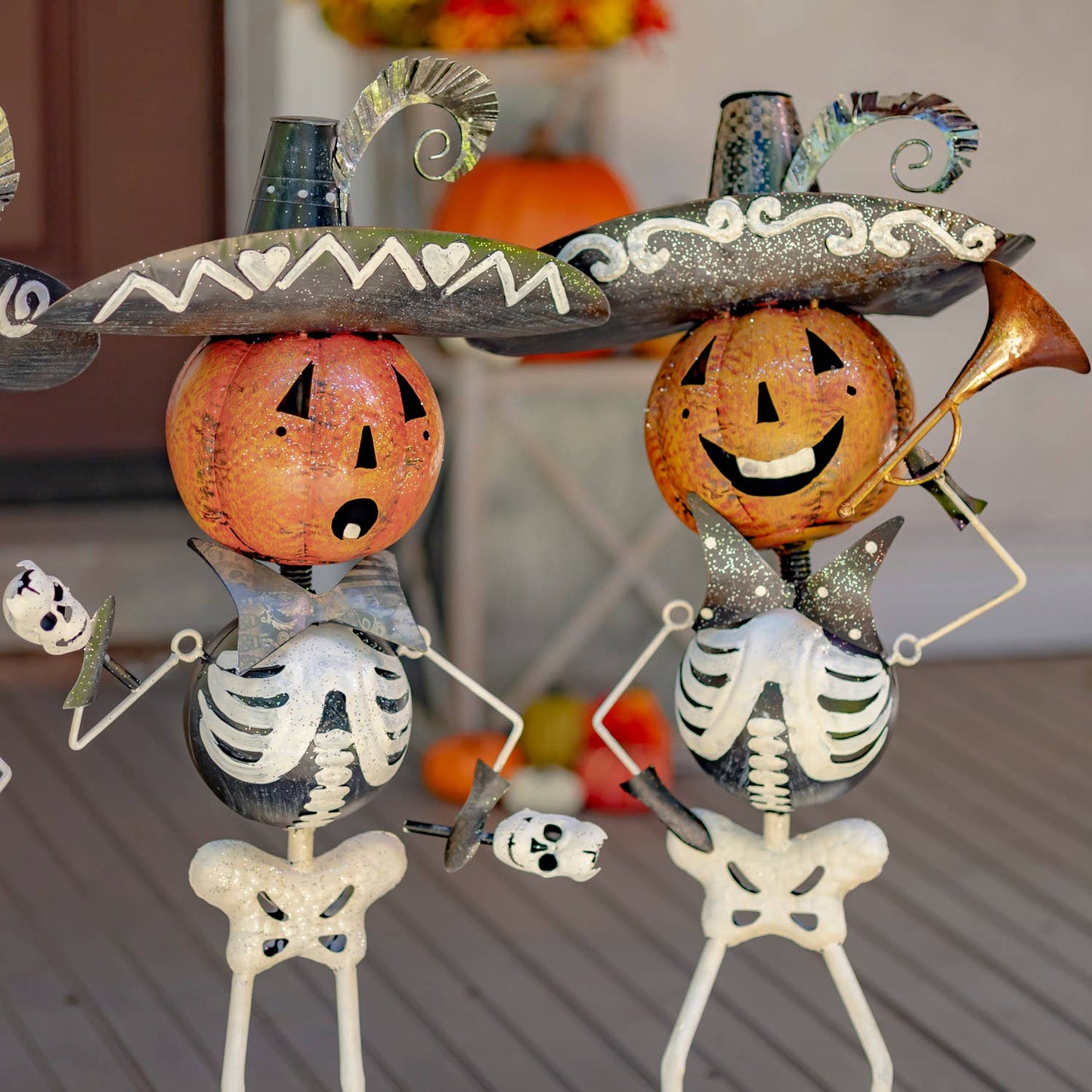 Zaer Ltd. International - Small Iron Skeleton Mariachi's- 3 Assorted Styles