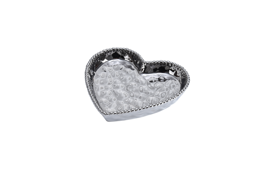 Pampa Bay - Heart Dish Silver