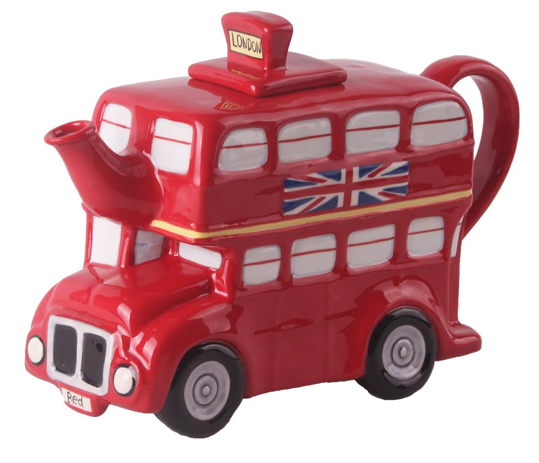 Blue Sky Clayworks - London Bus Teapot