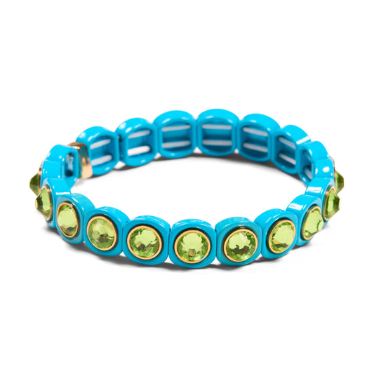 Malibu Sugar - Aspen Jewel Bracelet Blue & Green Assortment - Blue/Green