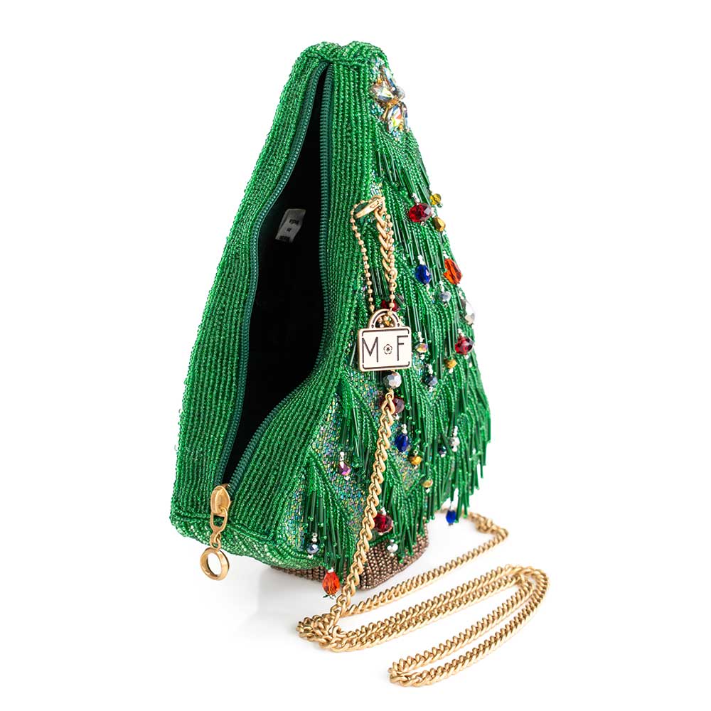 Mary Frances Accessories - Festive Fir Crossbody Handbag