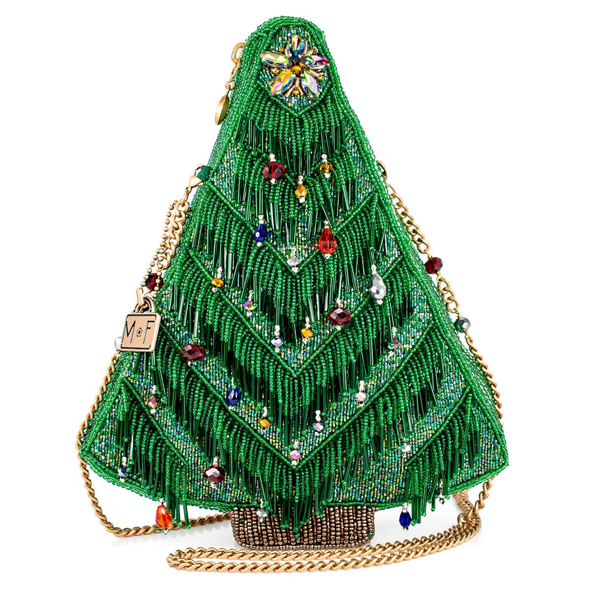 Mary Frances Accessories - Festive Fir Crossbody Handbag