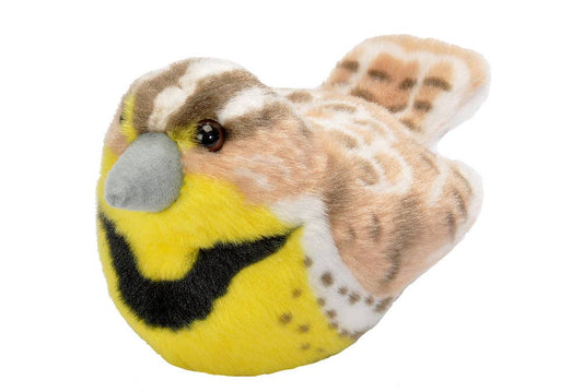 Wild Republic - Audubon II Western Meadowlark Stuffed Animal W Sound 5.5"