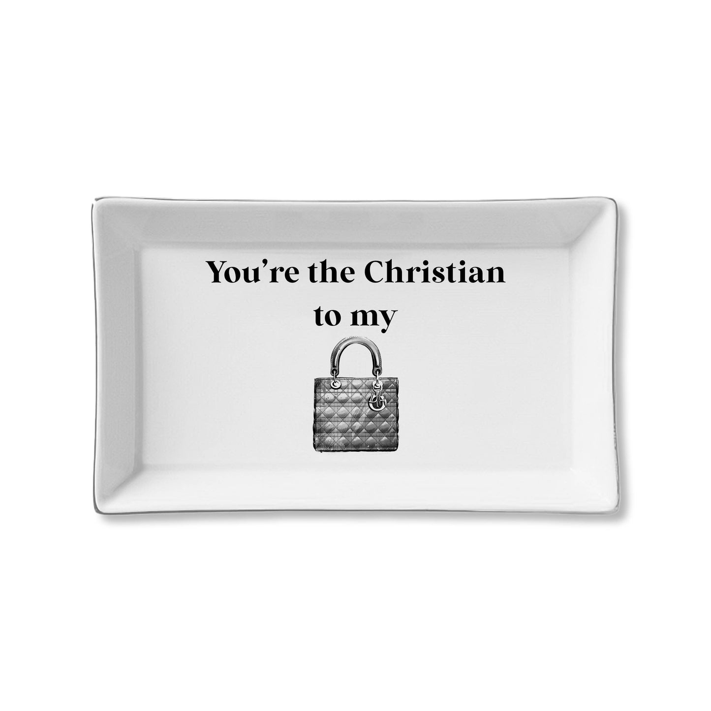 Toss Designs - Ceramic Tray- Christian