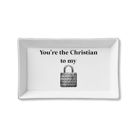 Toss Designs - Ceramic Tray- Christian