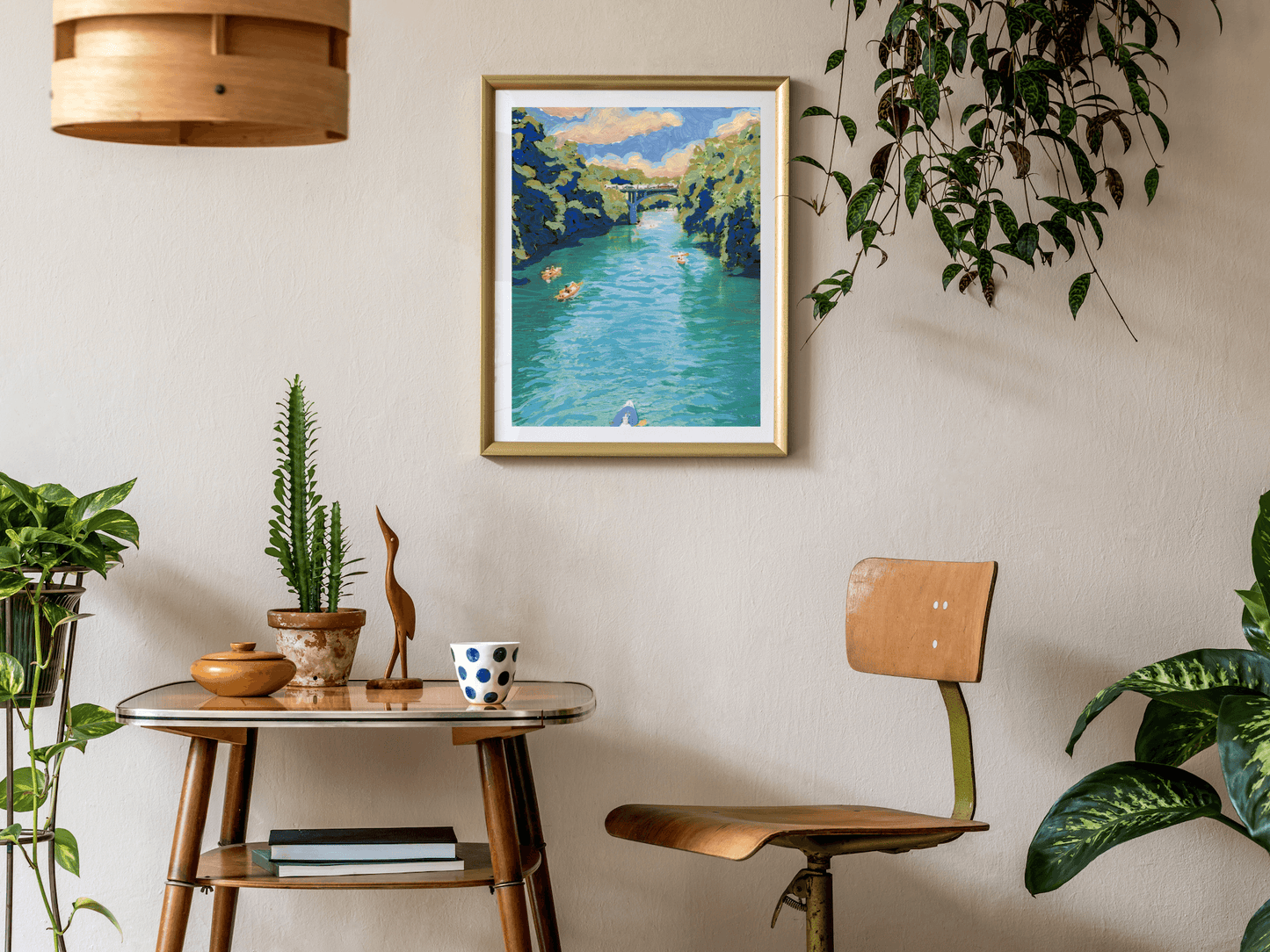 El Baker Art - Barton Creek Austin Print - 8×10