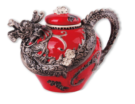 Blue Sky Clayworks - Red Dragon Teapot