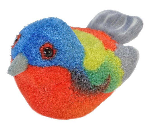 Wild Republic - Audubon II Painted Bunting Stuffed Animal W Sound 5.5"