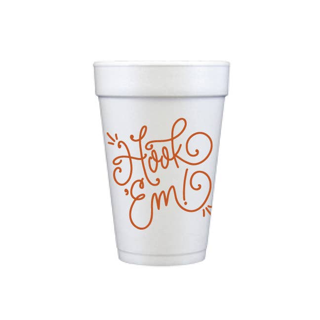 Natalie Chang - Hook 'Em! | Game Day Cups & Napkins (All)  - NAPKINS (25 per package)