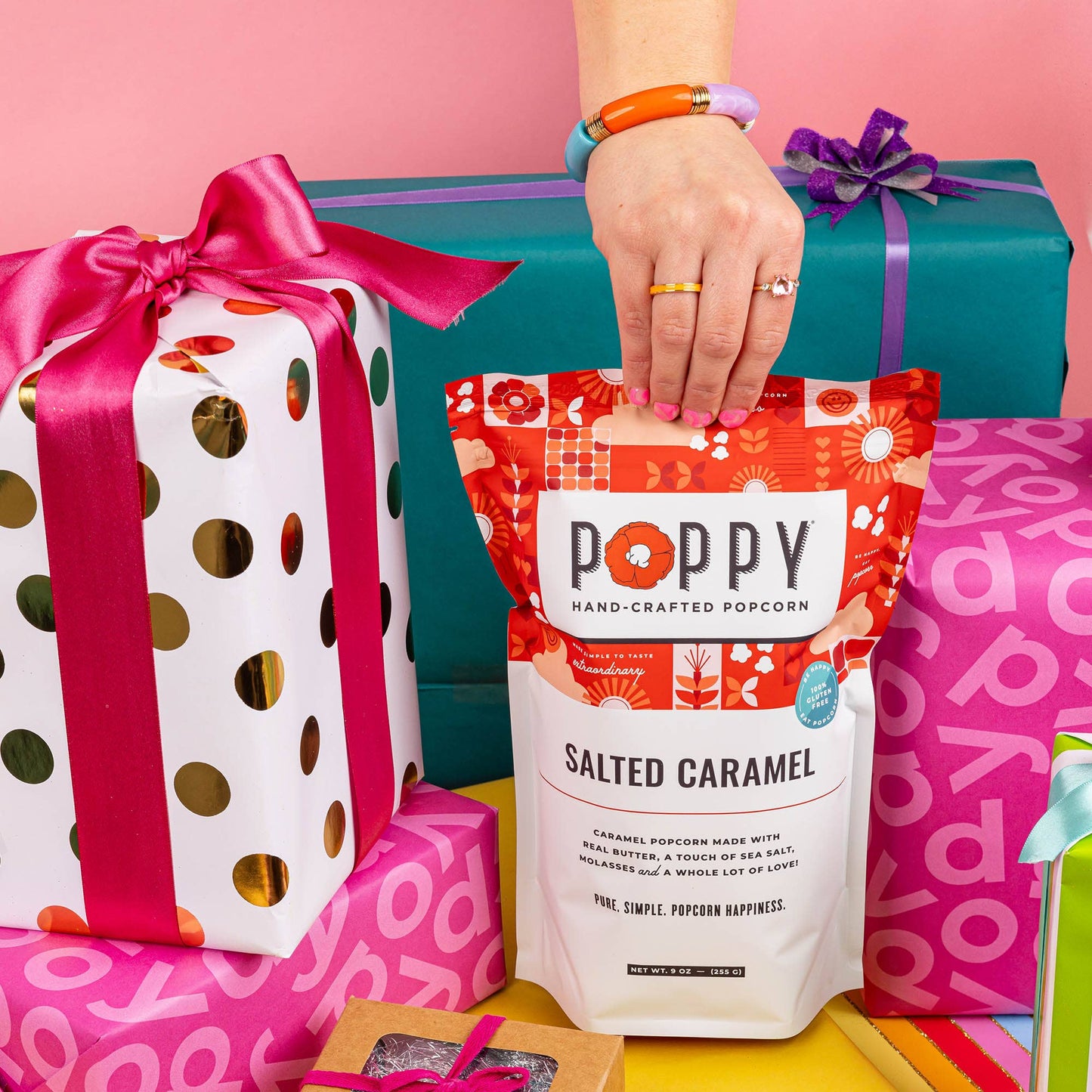 Poppy Hand-Crafted Popcorn - Salted Caramel Popcorn