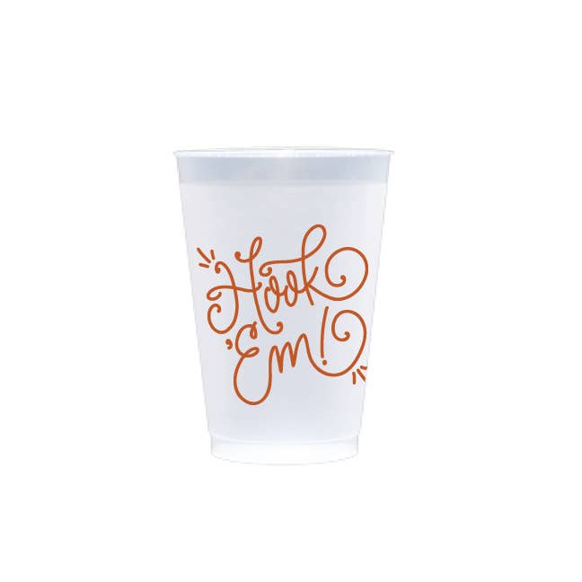 Natalie Chang - Hook 'Em! | Game Day Cups & Napkins (All)  - NAPKINS (25 per package)