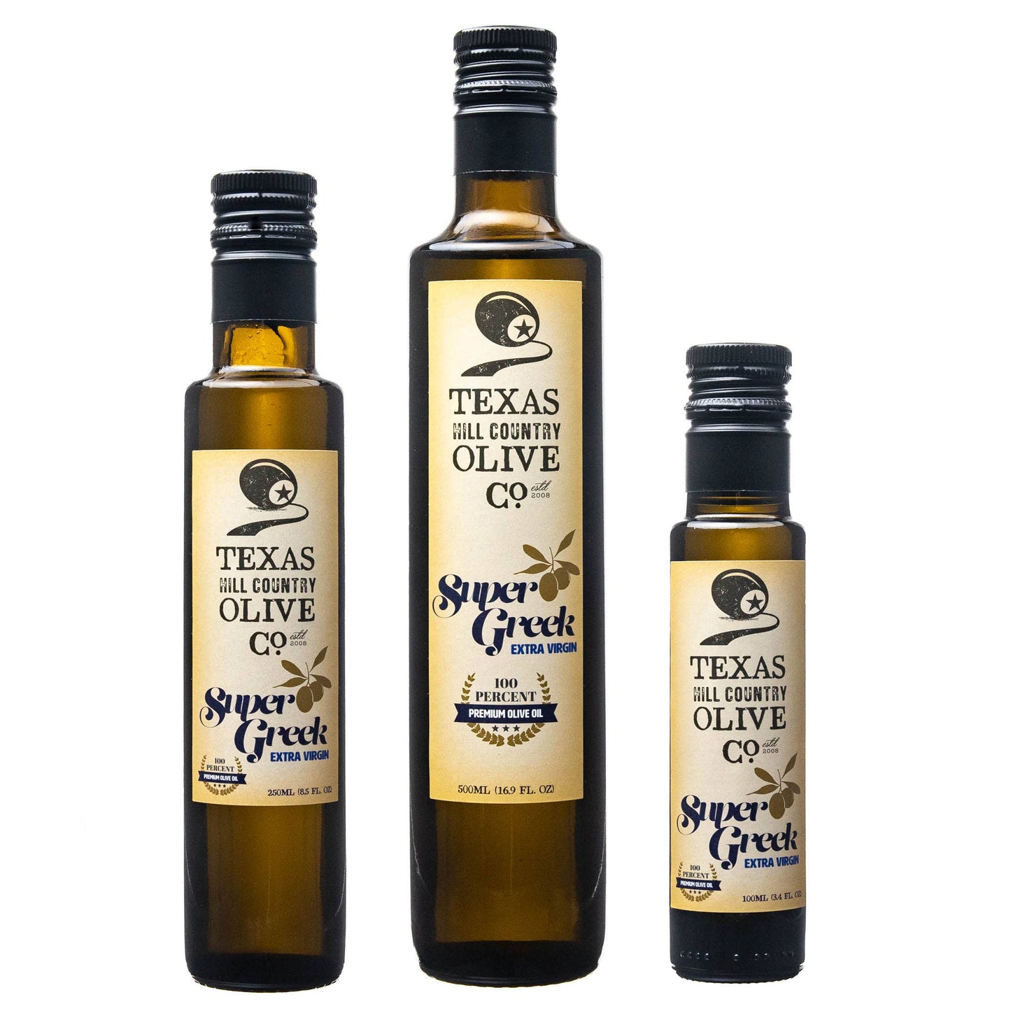 Texas Hill Country Olive Co. - Super Greek Extra Virgin Olive Oil - 100ml.