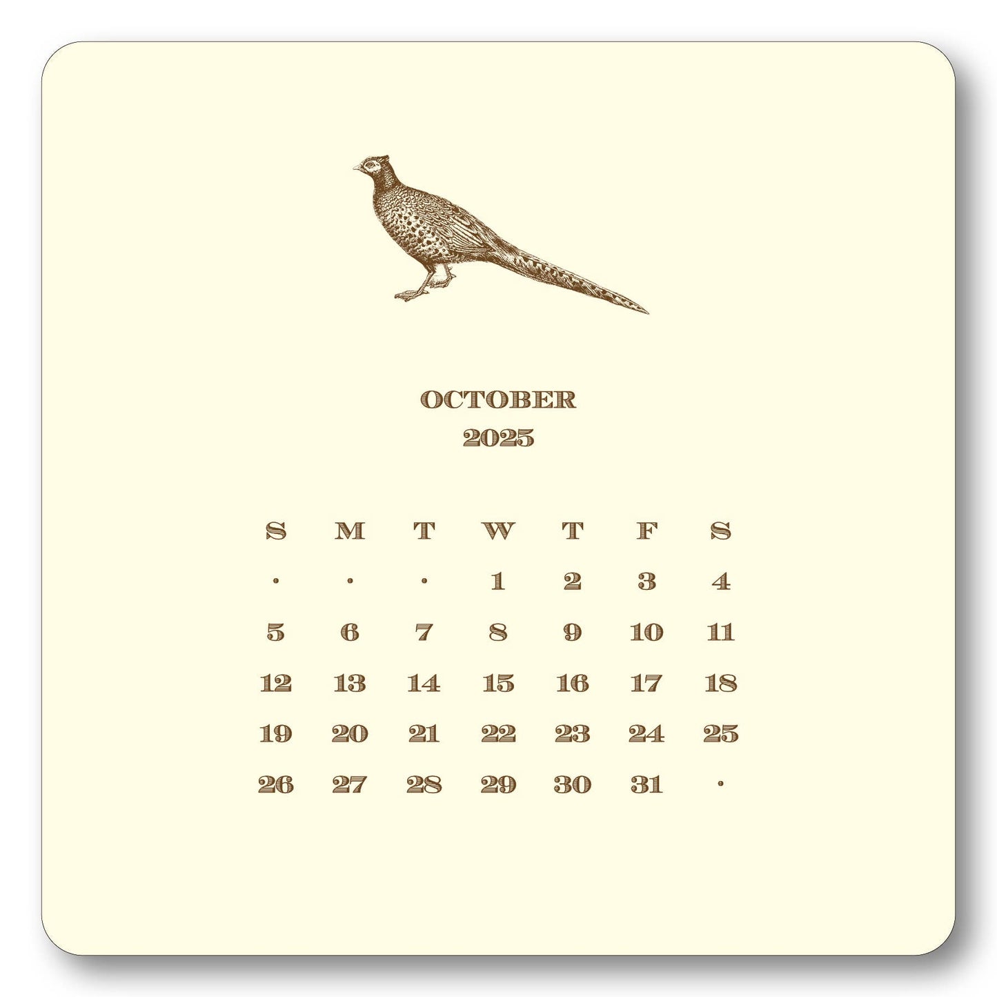 Maison de Papier - 2025 Hunt Calendar with Easel