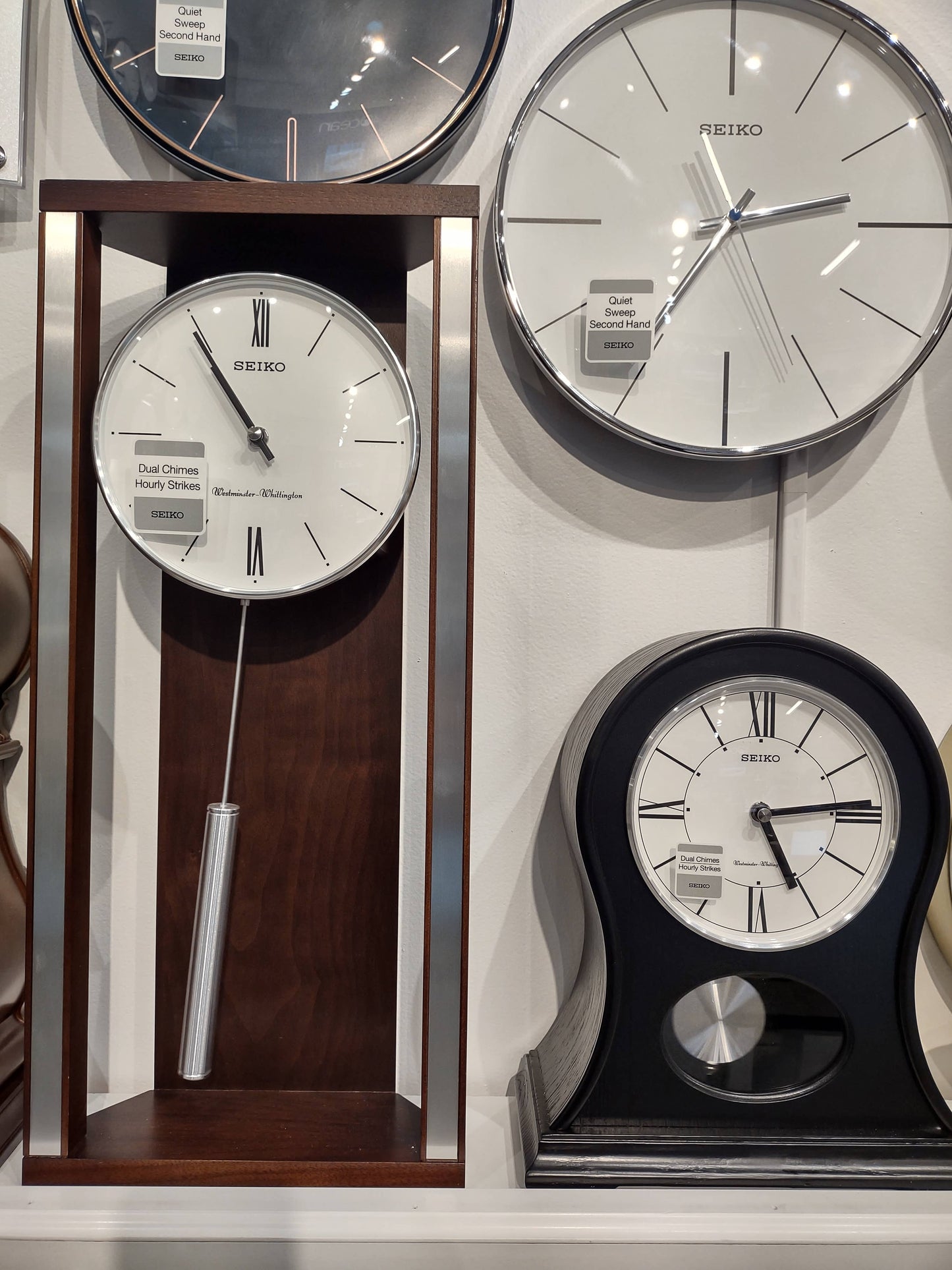 Seiko Clocks USA - Modern & Sophisticated Wall Clock with Pendulum