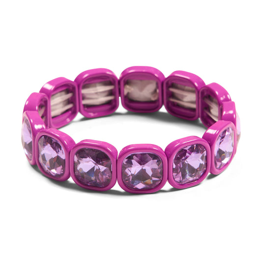 Malibu Sugar - Ice Crystal Bracelets in Assorted Colors - Purple