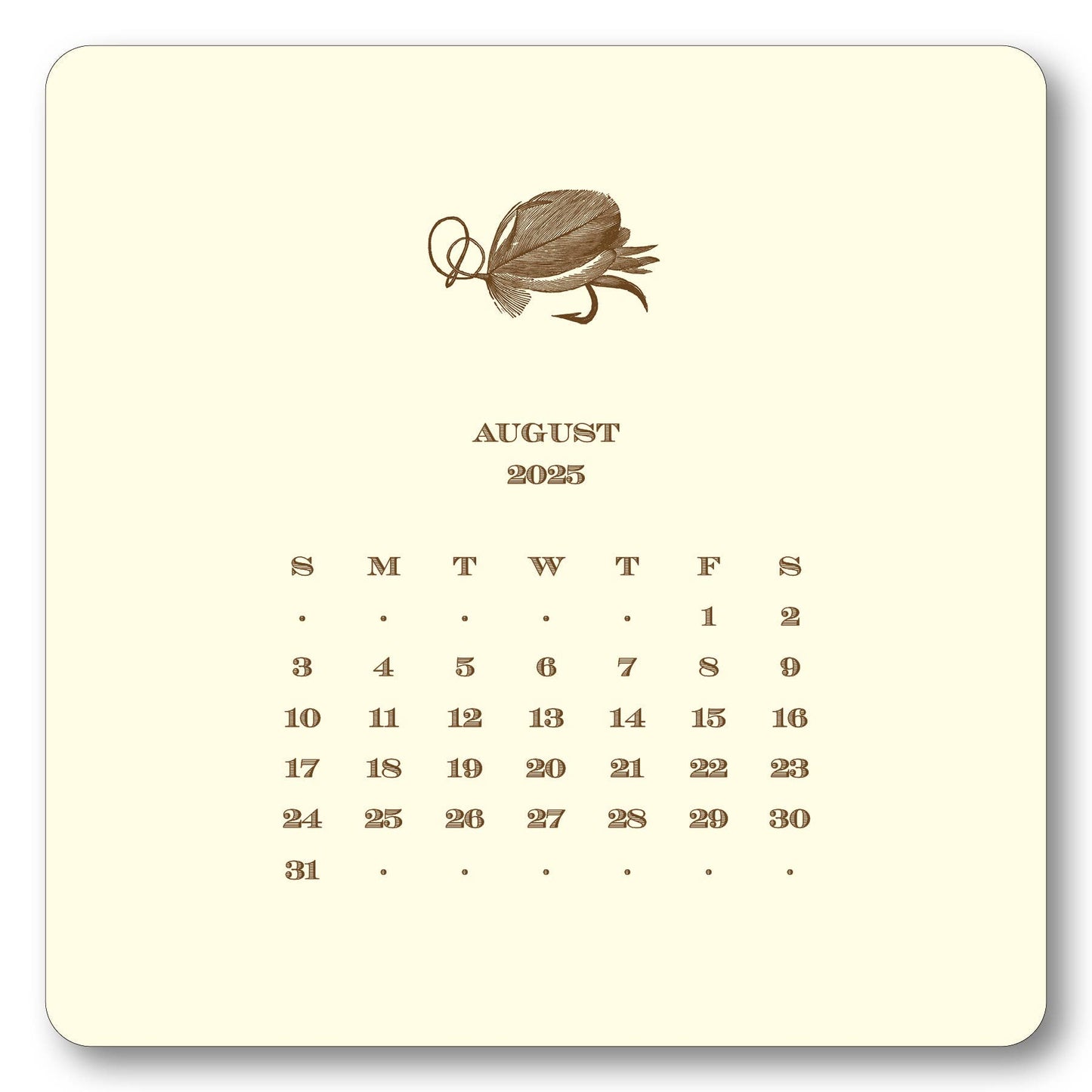 Maison de Papier - 2025 Hunt Calendar with Easel