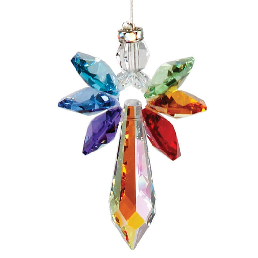 Woodstock Chimes - Crystal Guardian Angel™ - Large, Chakra