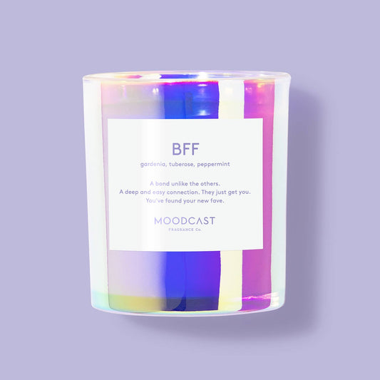 Moodcast Fragrance Co. - BFF - Iridescent 8oz Coconut Wax Candle