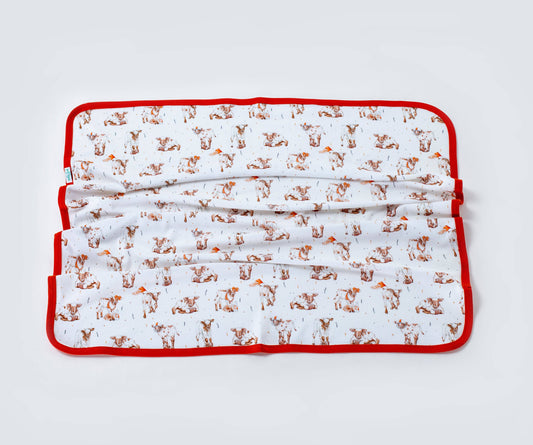 Nola Tawk - Texas' Most Valuable Calf Cotton Baby Blanket