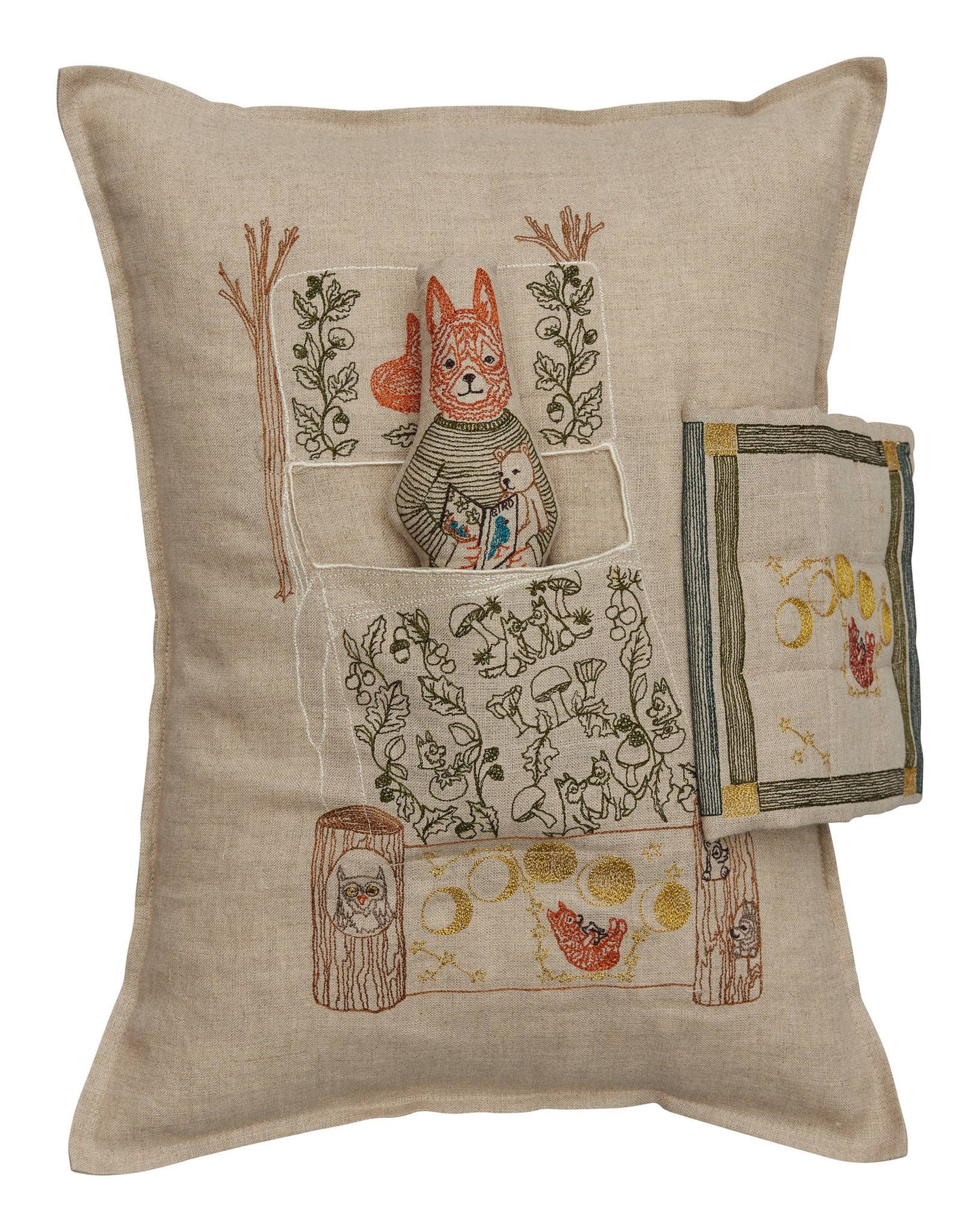 Coral & Tusk - Goodnight Fox Pocket Pillow - Pillow Cover with Insert