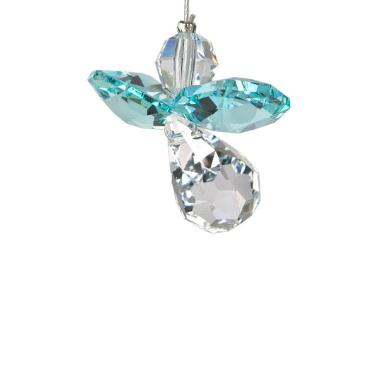 Woodstock Chimes - Crystal Guardian Angel™ - Blue Zircon