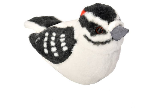 Wild Republic - Audubon II Downy Woodpecker Stuffed Animal W Sound 5.5"