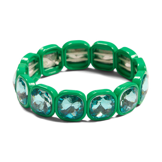 Malibu Sugar - Ice Crystal Bracelets in Assorted Colors - Emerald