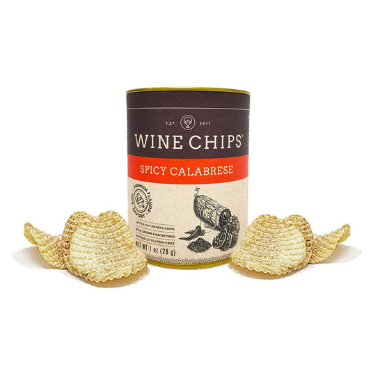 Wine Chips - 1 OZ. SPICY CALABRESE - ESTATE CASE OF 12