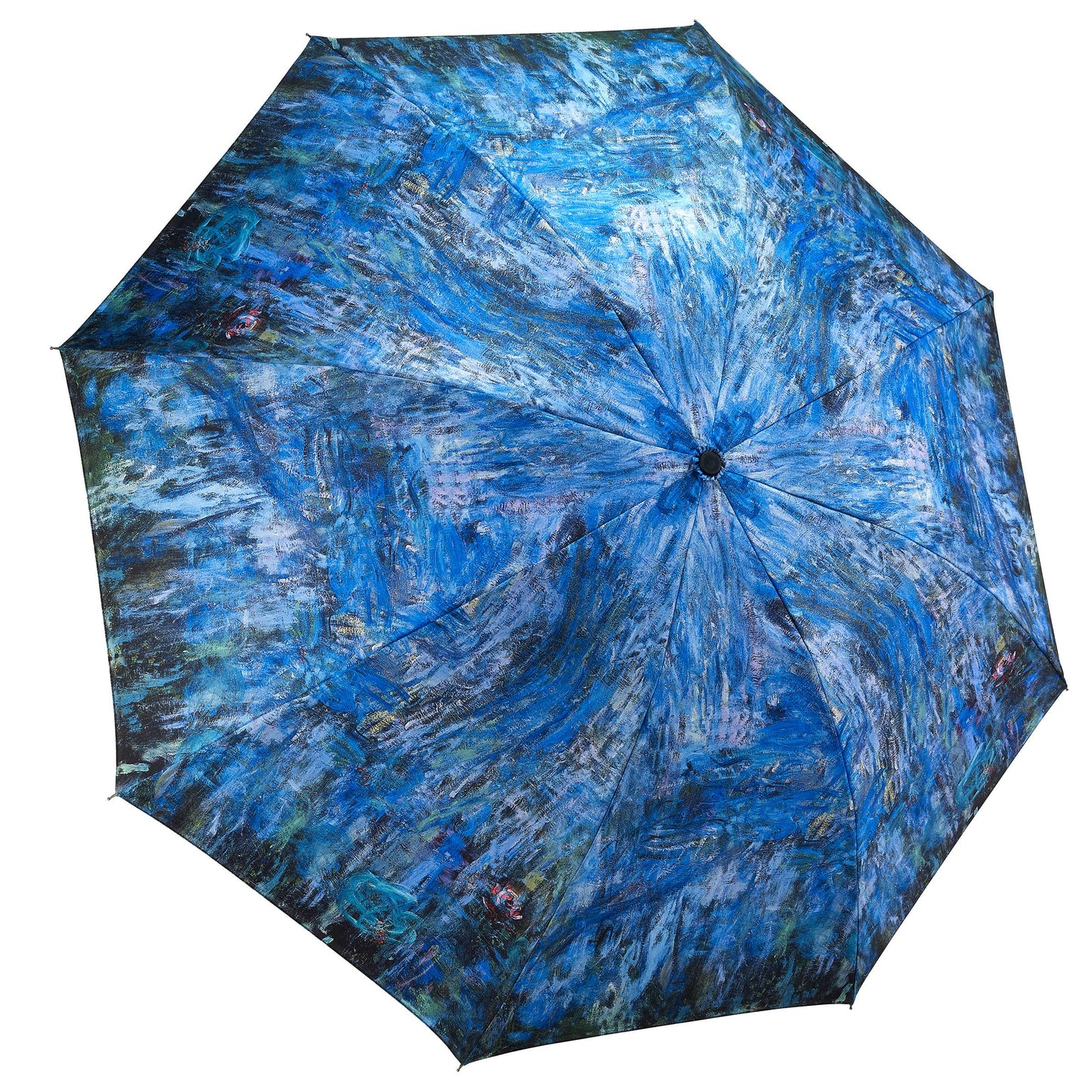 Galleria Enterprises - Waterlilies and Reflection of a Willow Tree Folding Umbrella