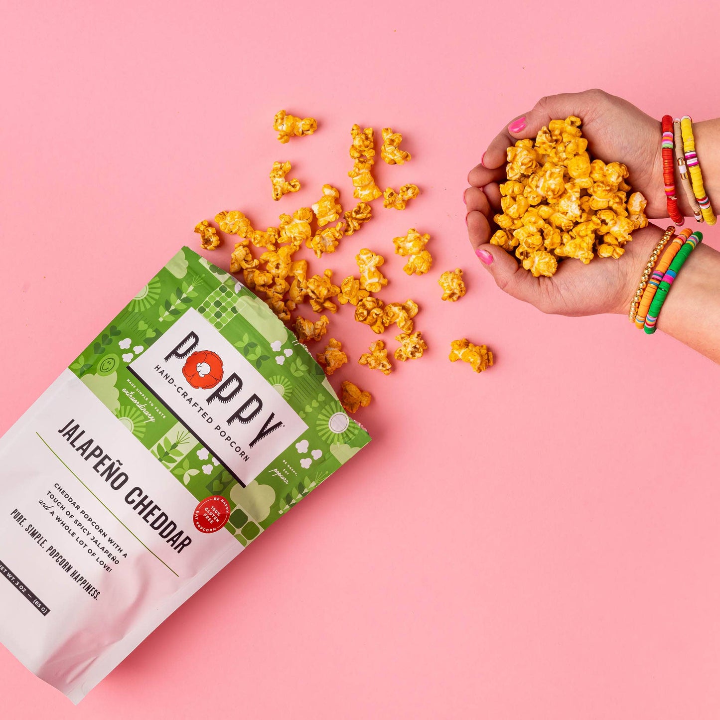 Poppy Hand-Crafted Popcorn - Jalapeño Cheddar Popcorn