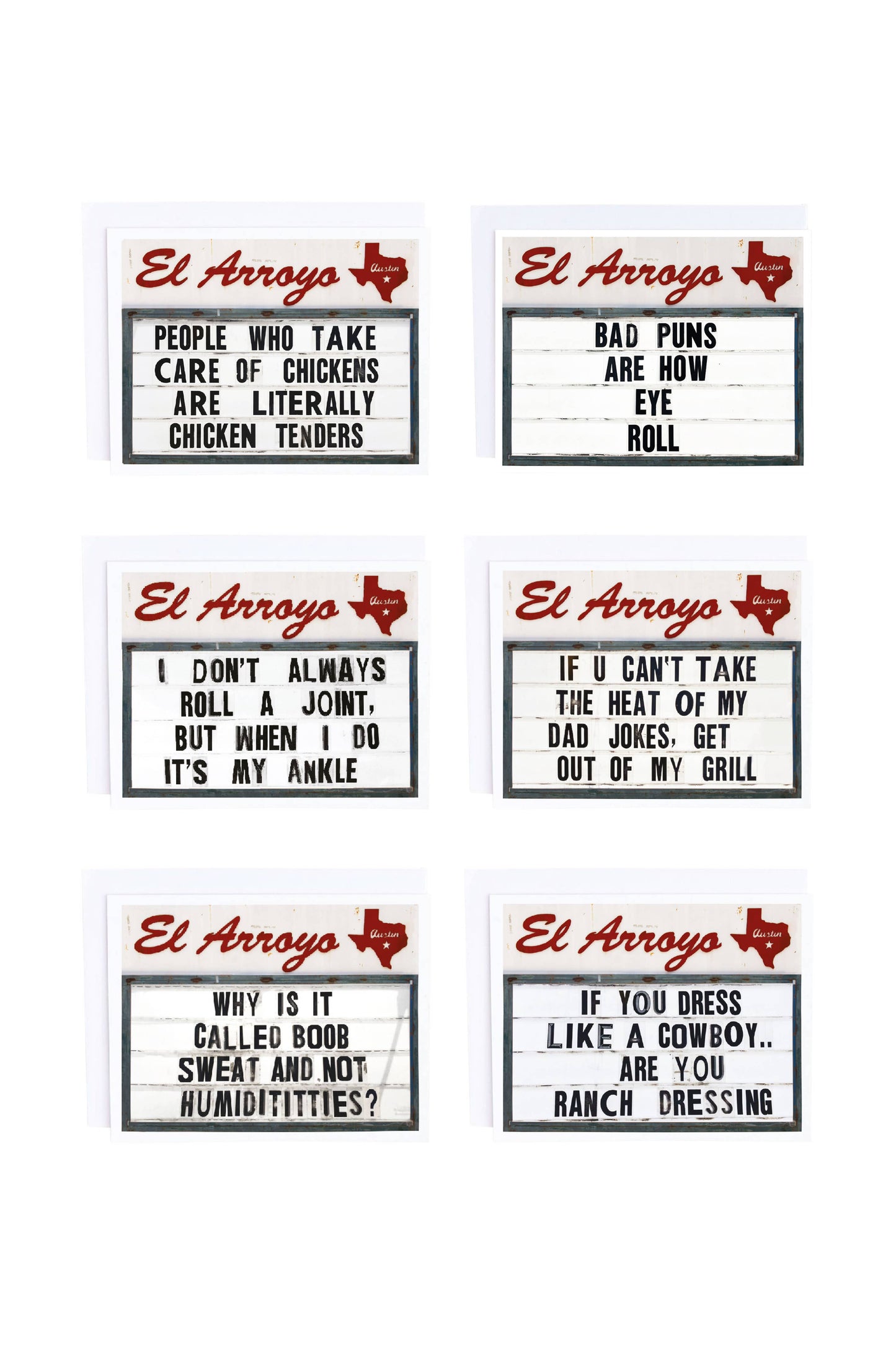 El Arroyo - Greeting Cards - Pre-Pack PUNS