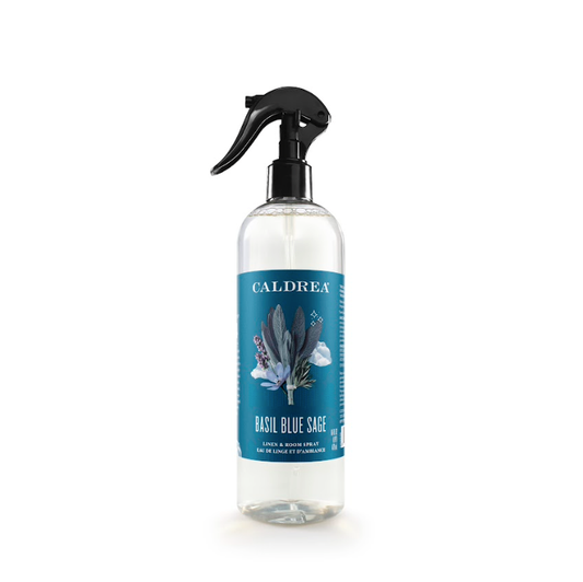 Caldrea - Blue Basil Sage Linen & Room Spray with Soap Bark & Aloe